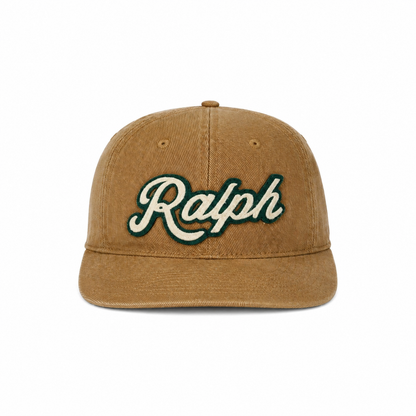The Ralph Logo Twill Ball  Brown Cap