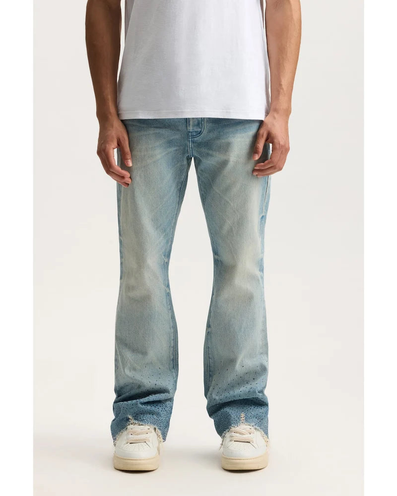 Purple-HIGH CONTRAST BLING JEANS
