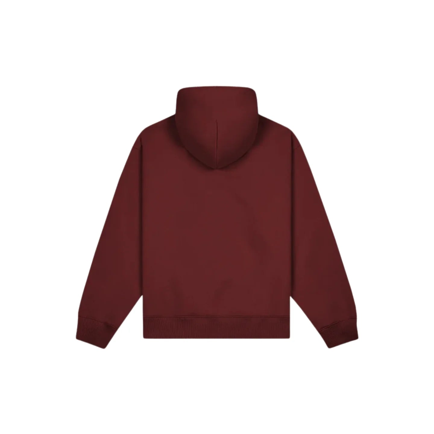 Script Weld Burgundy Zip Up Hoodie
