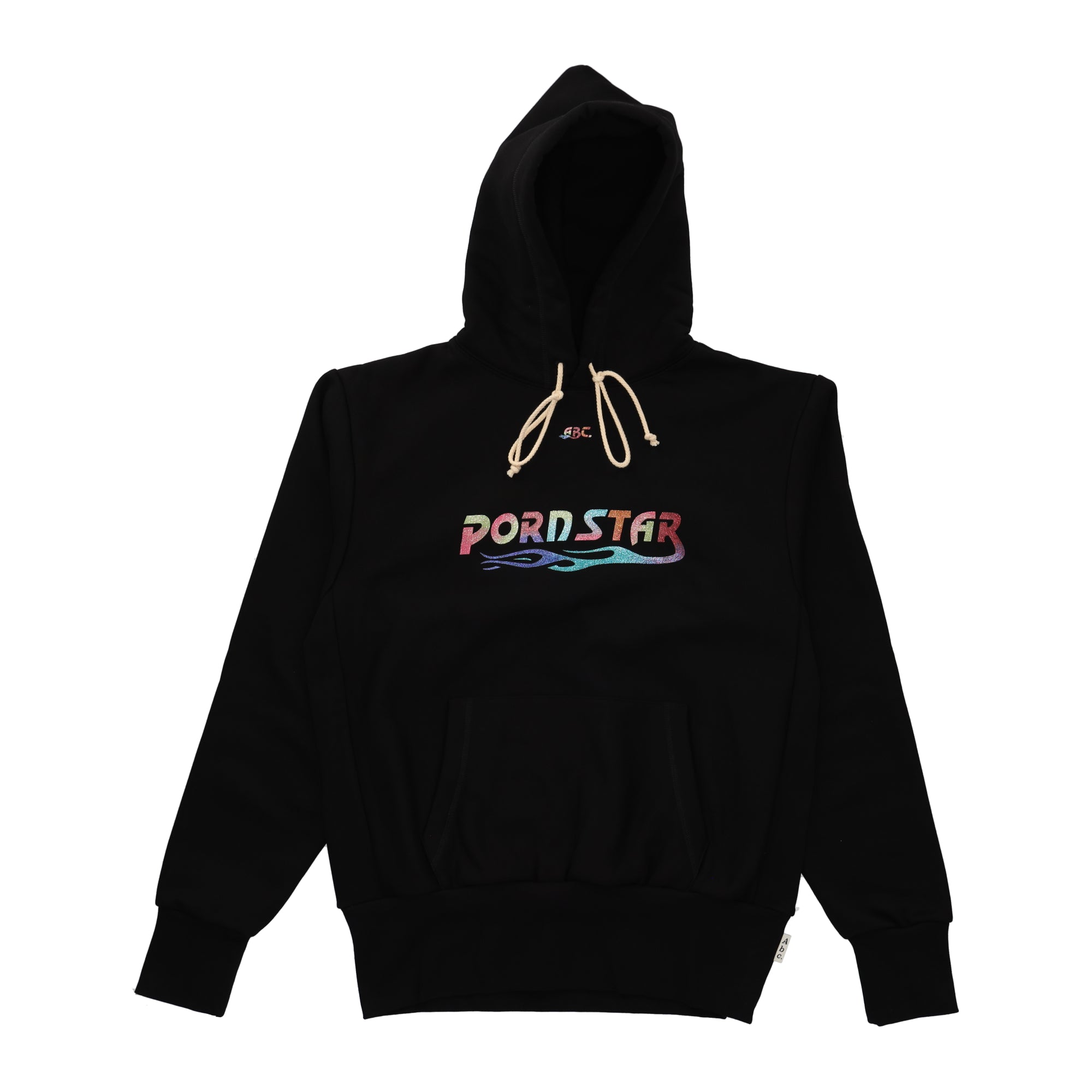 ADVISORY BOARDS CRYSTALS(ABC)-PORNSTAR HOODIE-BLACK-ABC-SS25-H021(RL15)-BLK