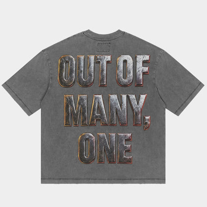 Omerta Grey Wash T-Shirt