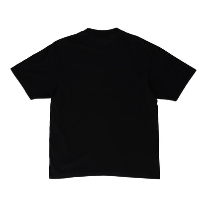 Plaid Applique Black T-Shirt