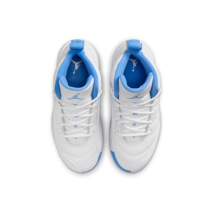 Jordan 12 Retro White and University Blue PS