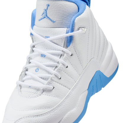 Jordan 12 Retro White and University Blue PS