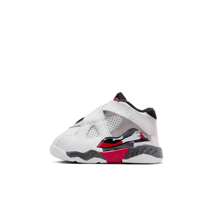 Air Jordan 8 Retro White and True Red TD
