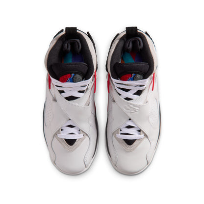 Air Jordan 8 Retro White and True Red GS