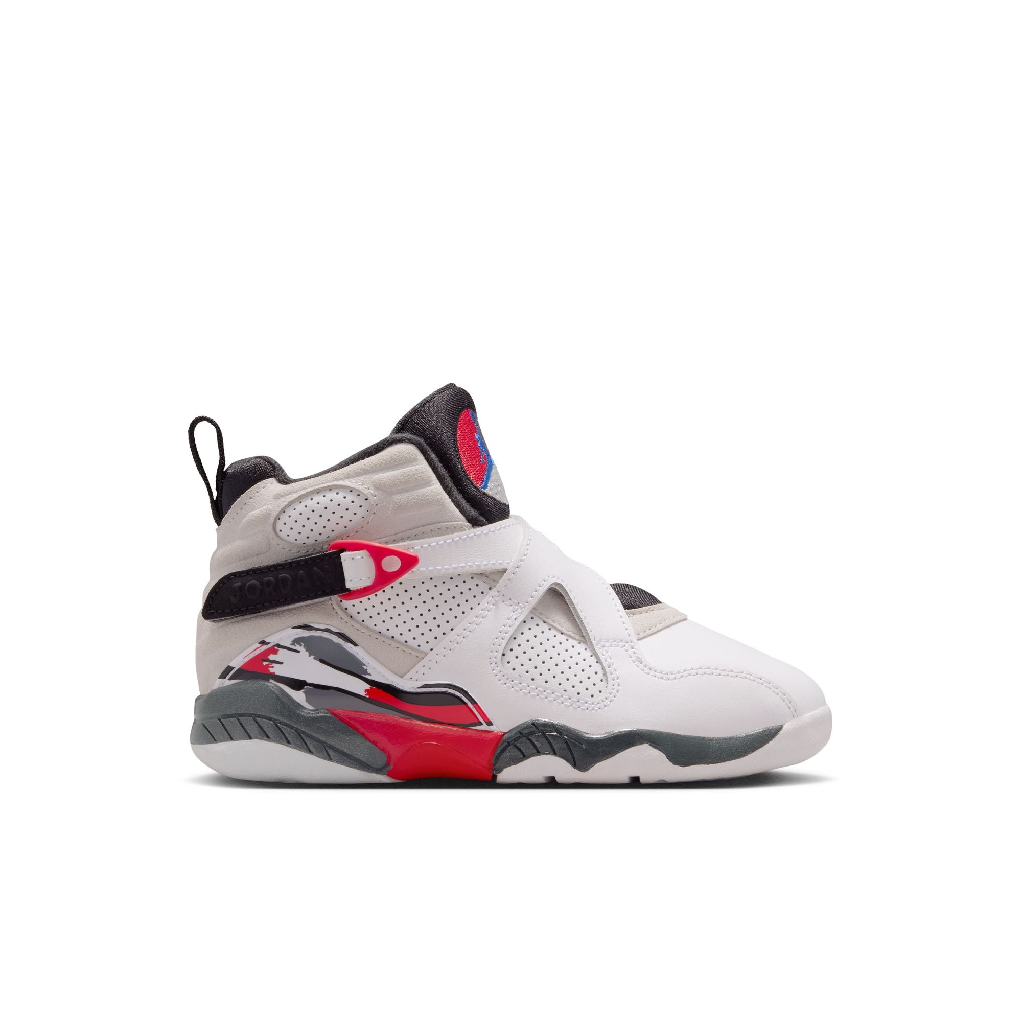 Air Jordan 8 Retro White and True Red PS