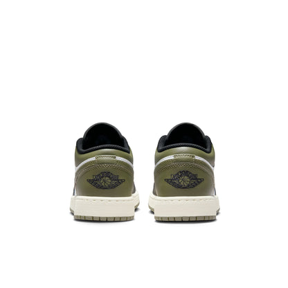 Jordan 1 Low Black Toe Medium Olive GS