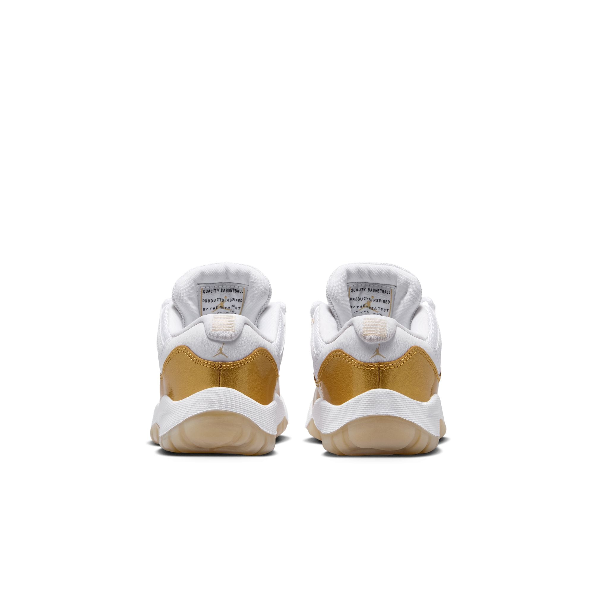Jordan 11 Retro Low White Team Gold Metallic Gold PS