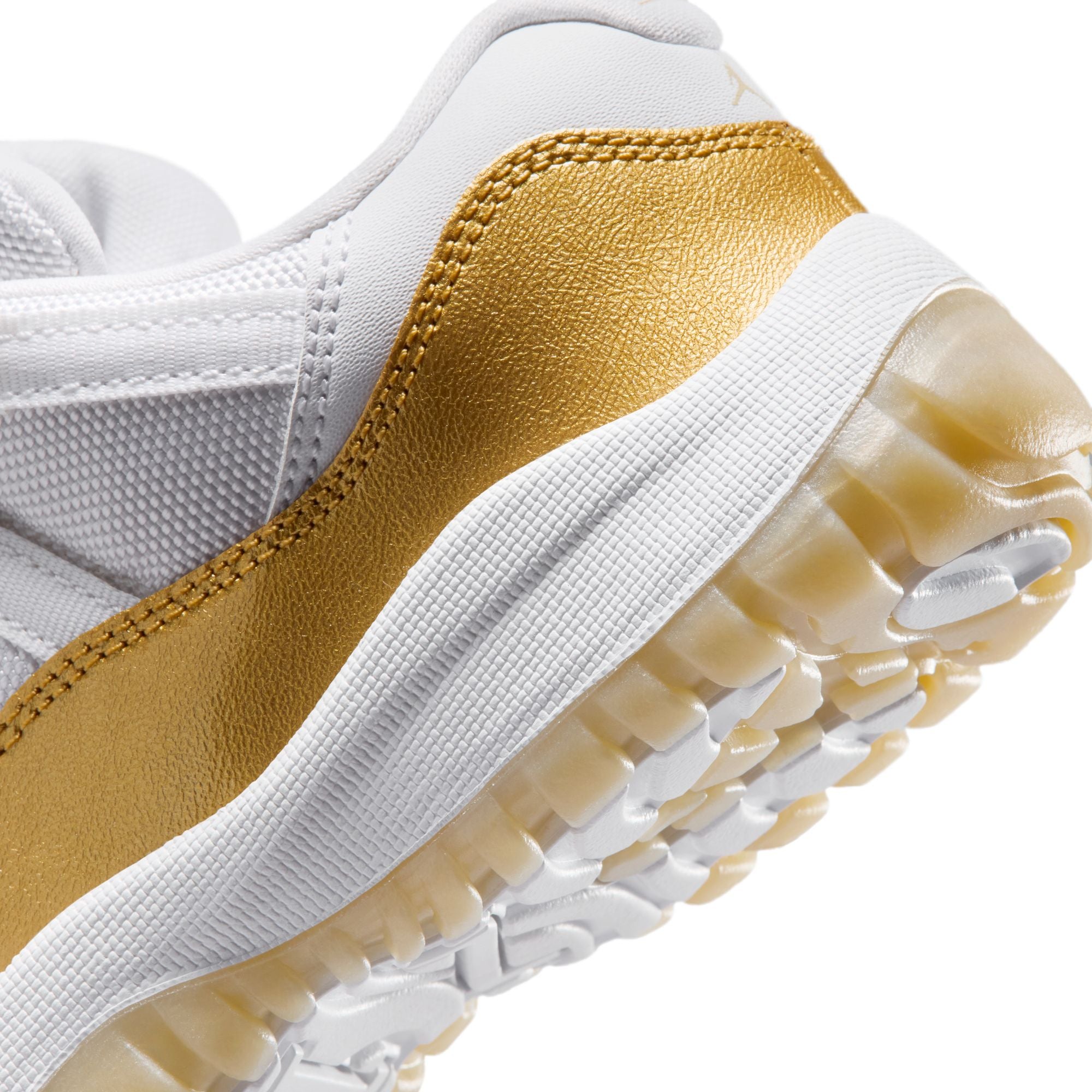 Jordan 11 Retro Low White Team Gold Metallic Gold PS