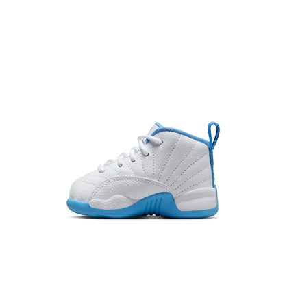 Jordan 12 Retro White and University Blue TD