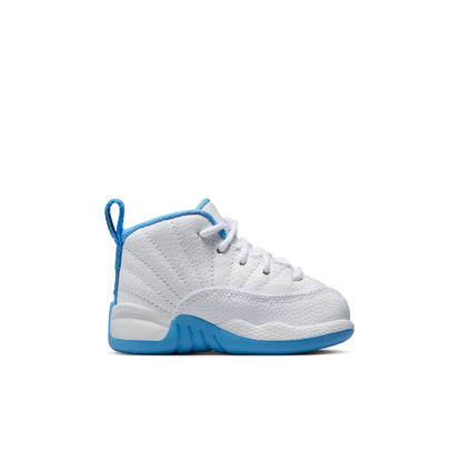Jordan 12 Retro White and University Blue TD