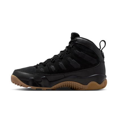 Air Jordan 9 Retro Black and Gum Light Brown Boot