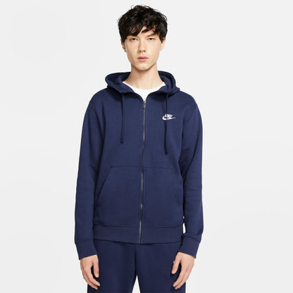 Club Fleece Blue Full Zip Hoodie