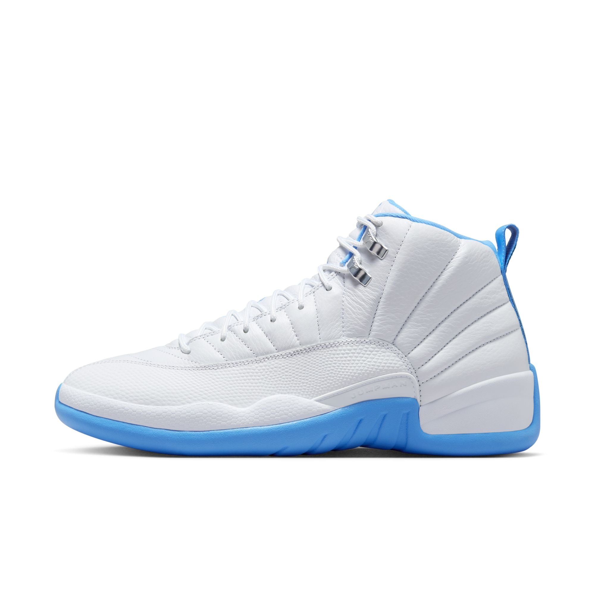 Air Jordan 12 Retro White and University Blue