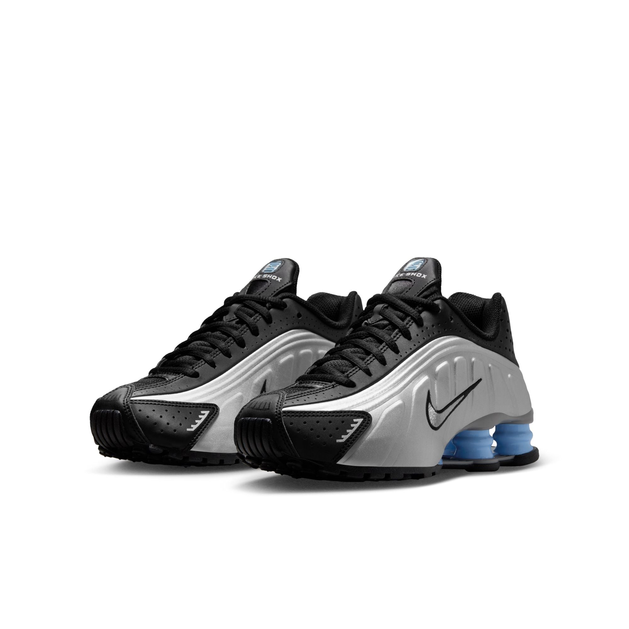 Shox R4 Metallic Silver / Black Psychic  GS