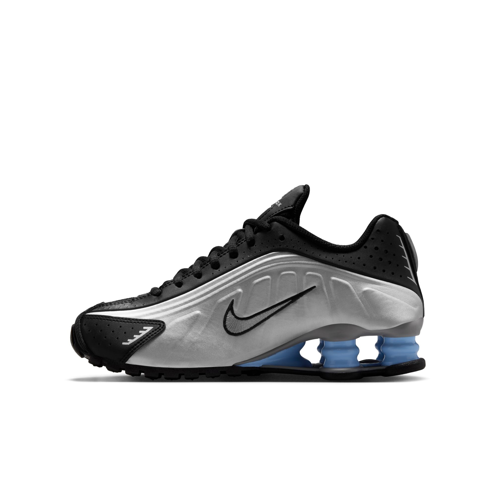 Shox R4 Metallic Silver / Black Psychic  GS
