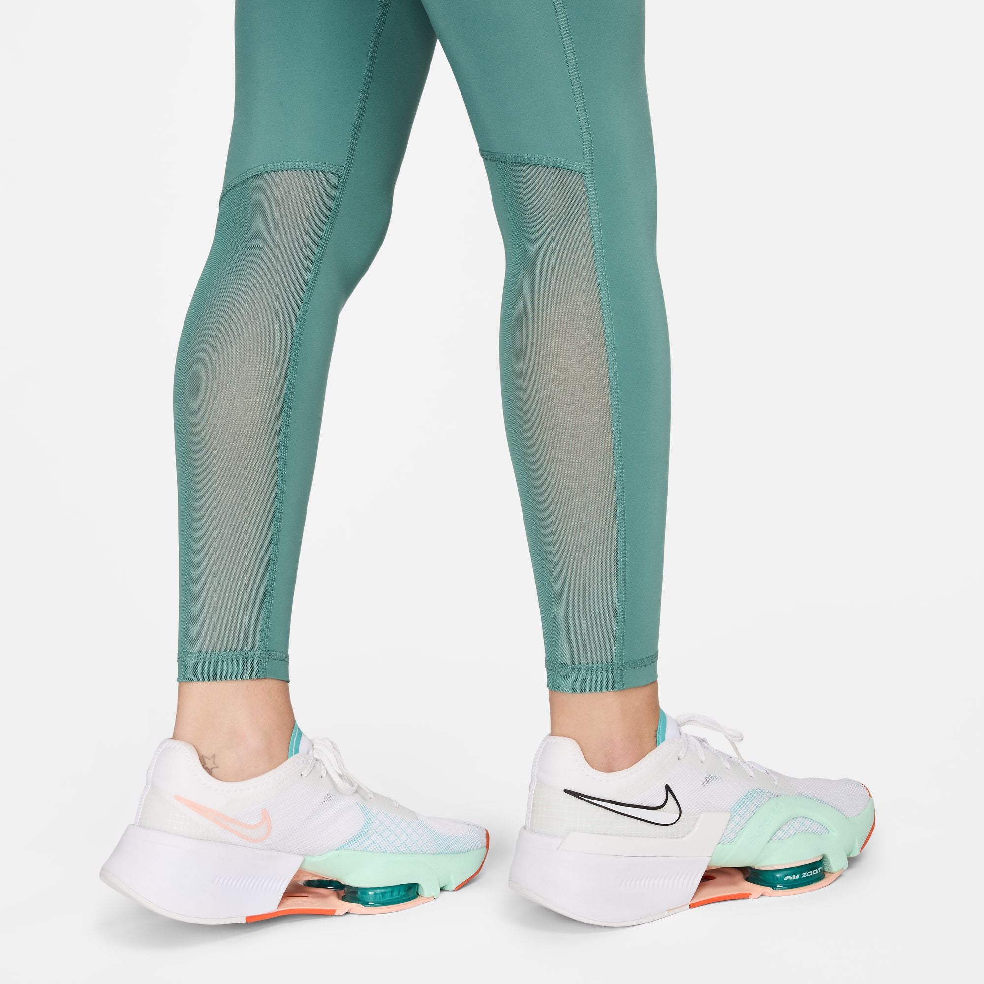 Pro Mid-Rise Mesh-Panelled Leggings
