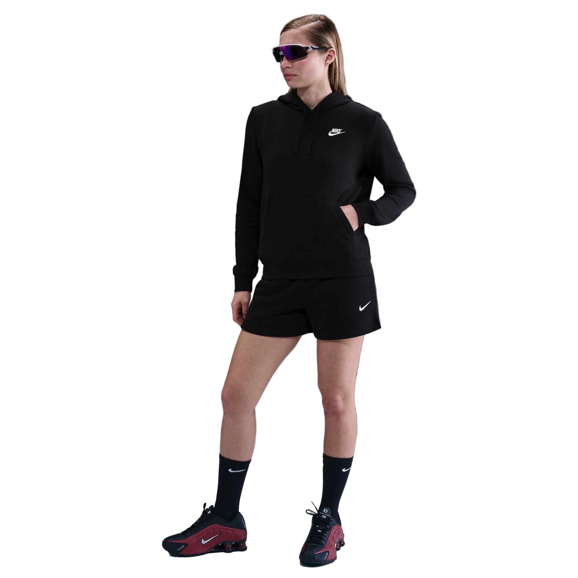 Sportswear Black Pullover Hoodie