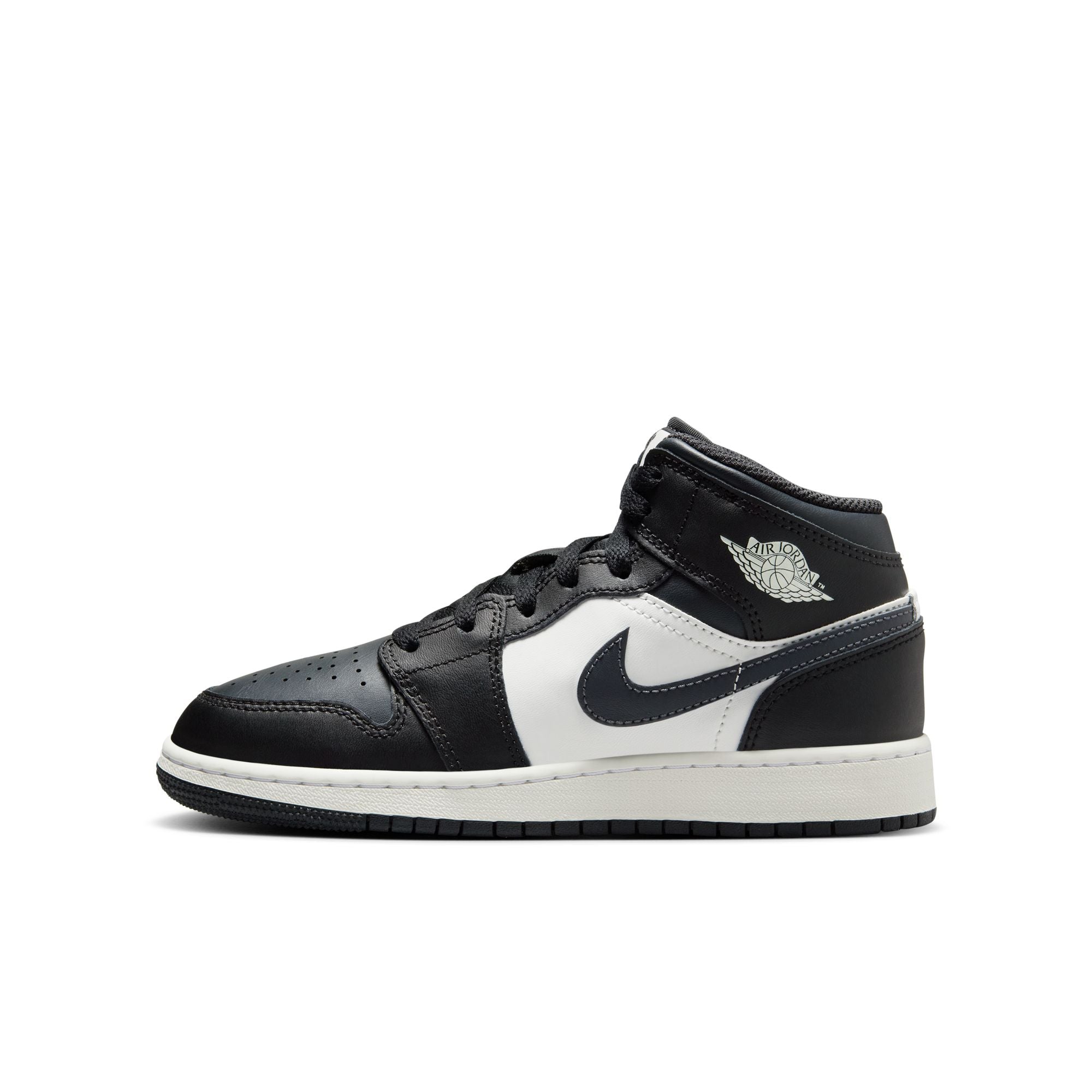 Jordan 1 Mid Off Noir Toe Gs