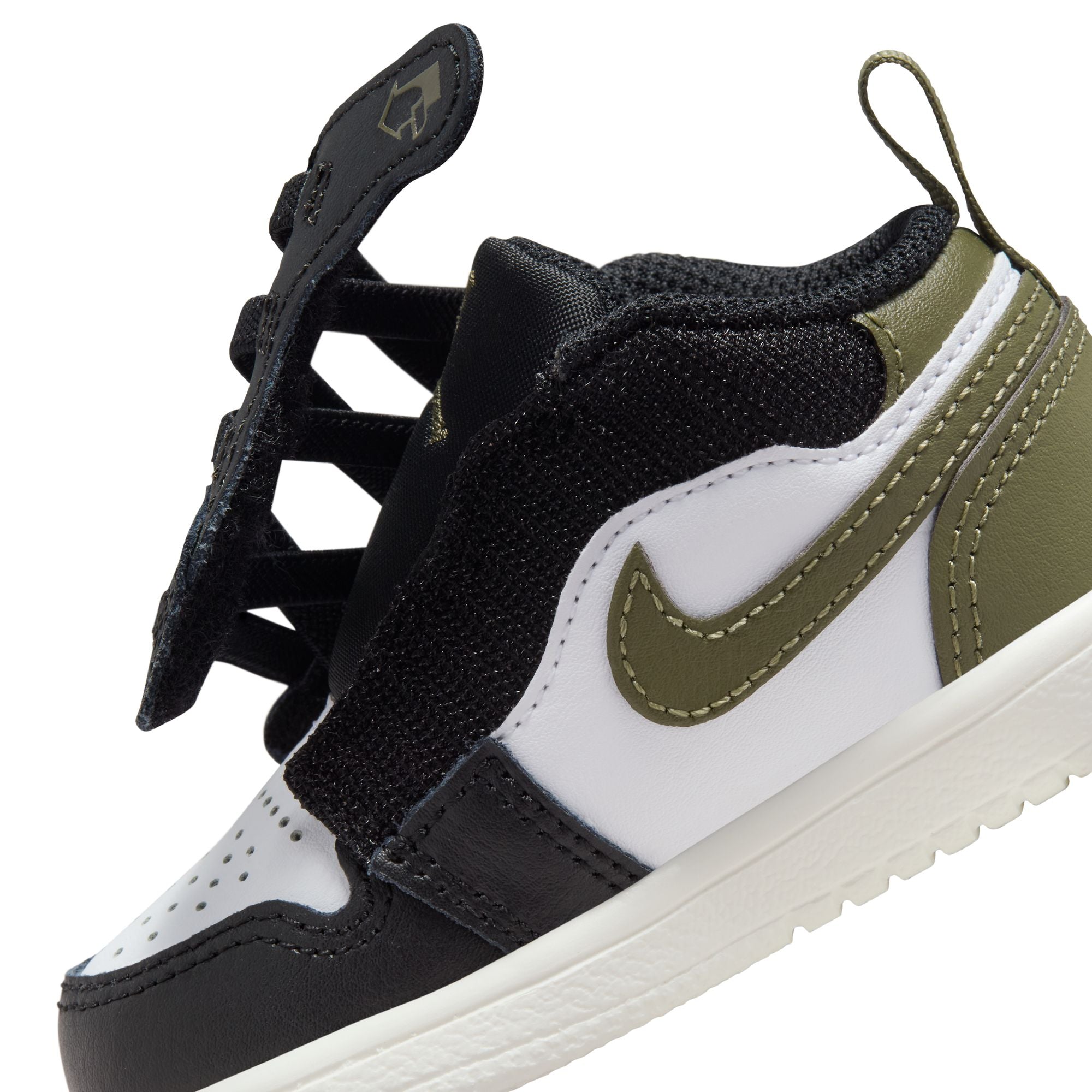 Jordan 1 Low Black Toe Medium Olive TD