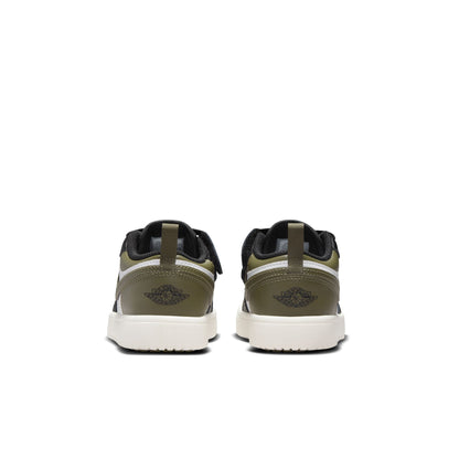 Jordan 1 Low Black Toe Medium Olive PS