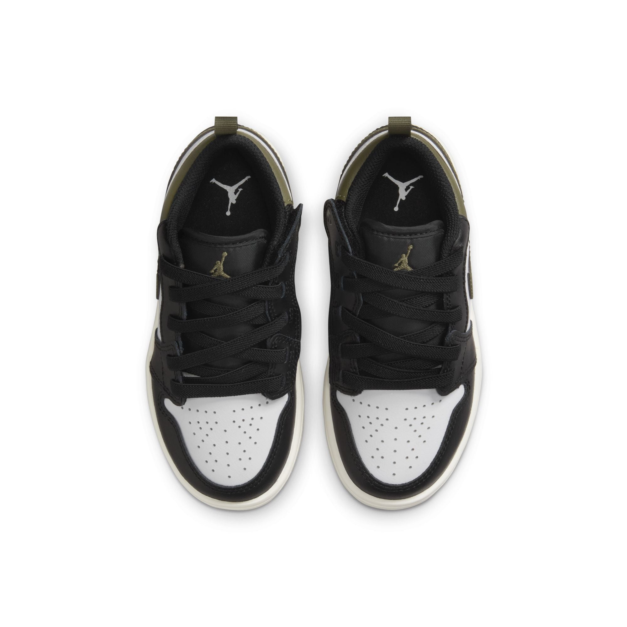 Jordan 1 Low Black Toe Medium Olive PS