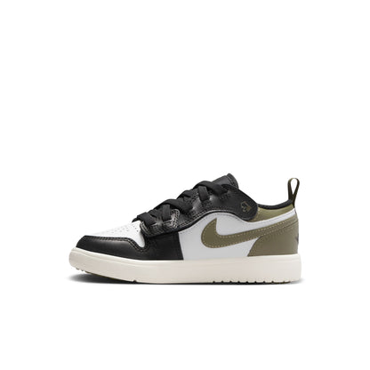 Jordan 1 Low Black Toe Medium Olive PS