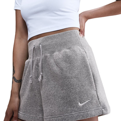 Phoenix Fleece High-Waisted Loose Shorts