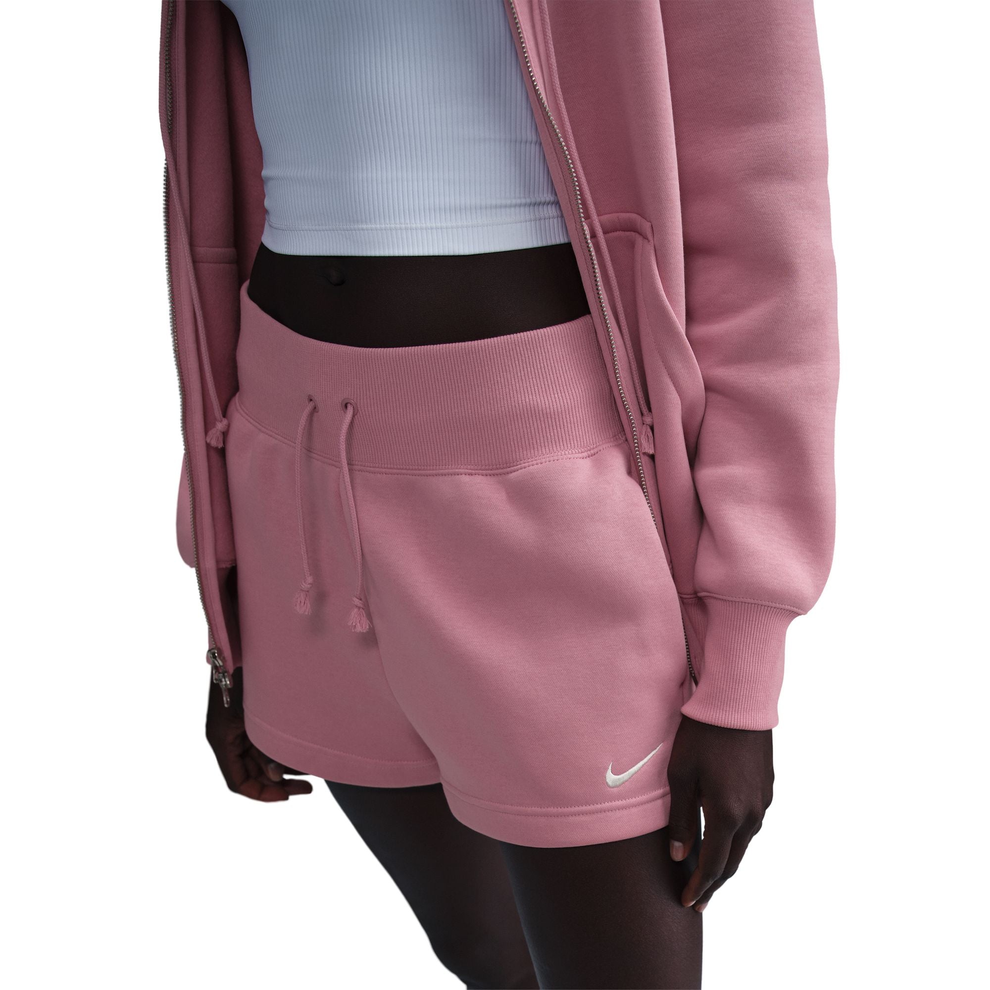 Phoenix Fleece High Waisted Loose Shorts