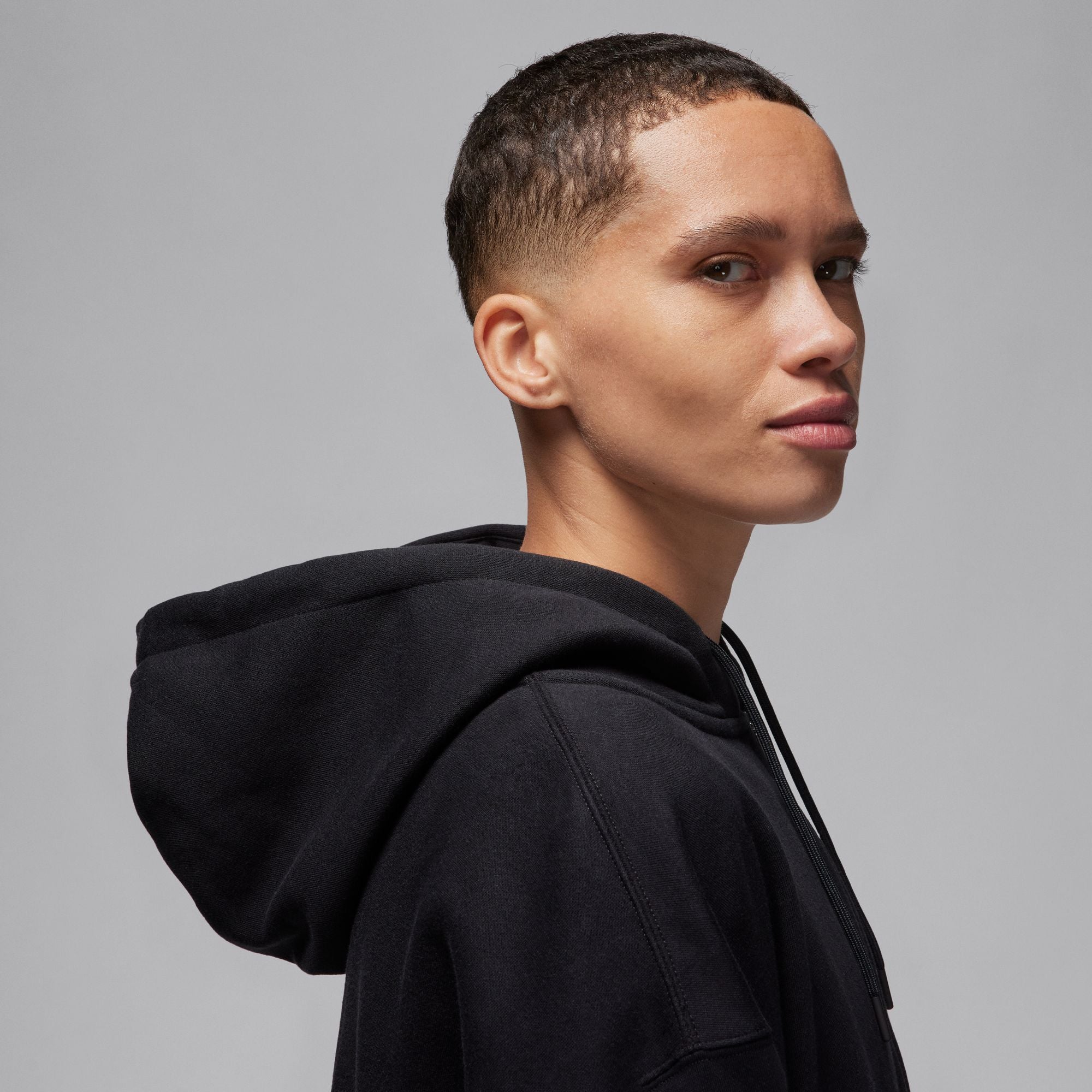 Brooklyn Fleece Hoodie Full-Zip Ls Top