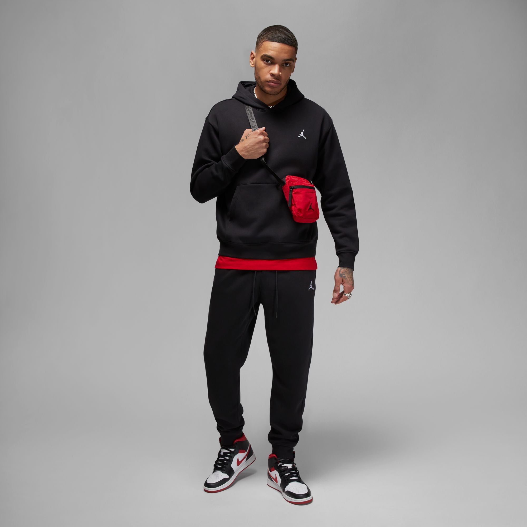 Brooklyn Fleece Printed Pullover Hoodie