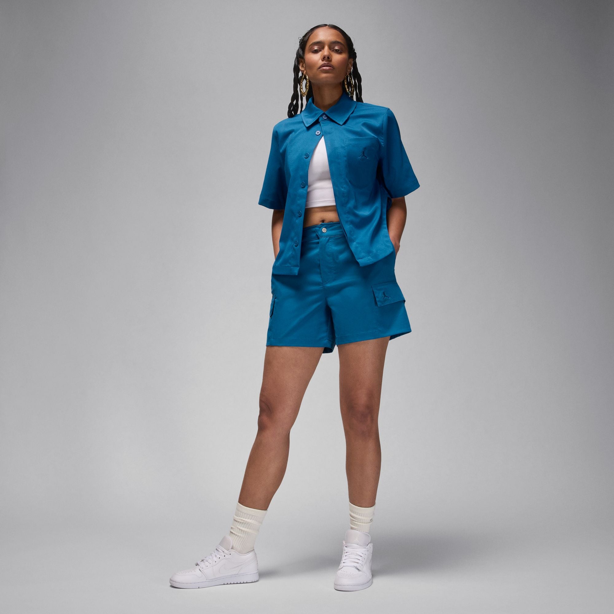 Jordan Woven Crop Top