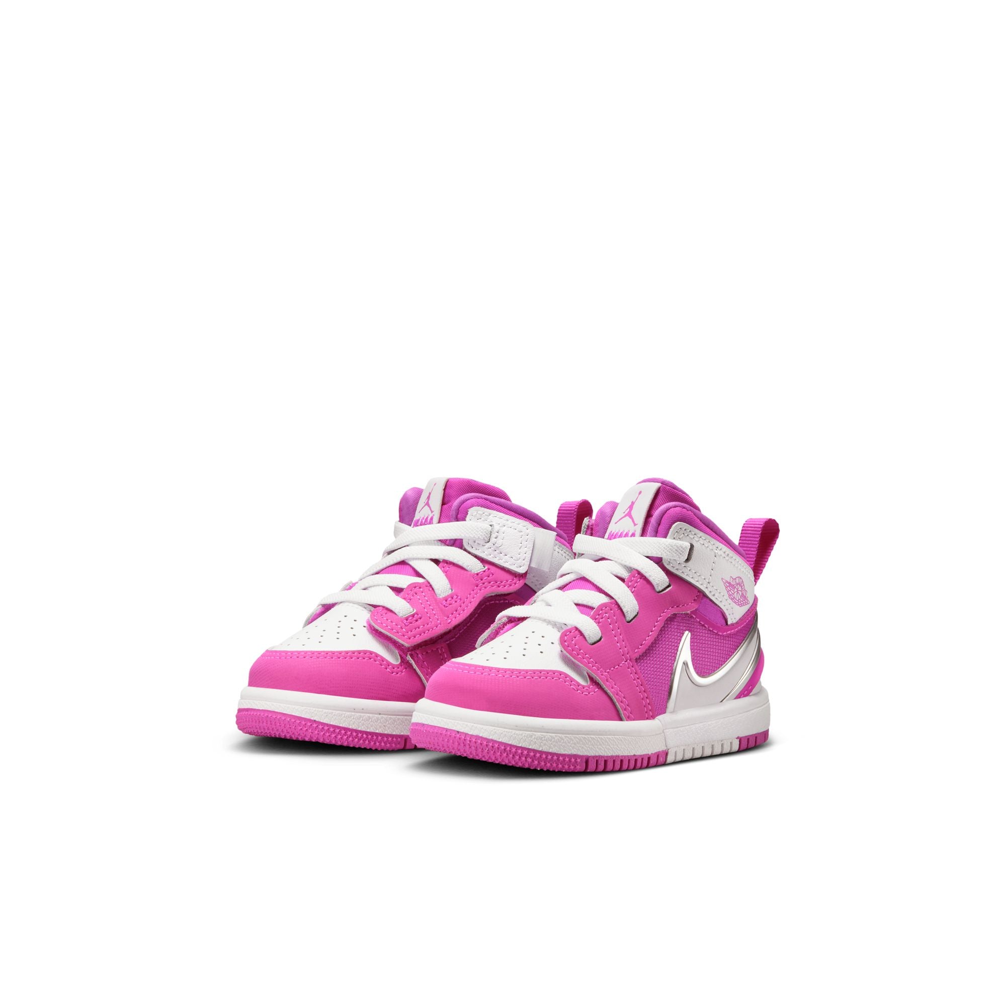 Jordan 1 Mid RM EasyOn Fire Pink White TD