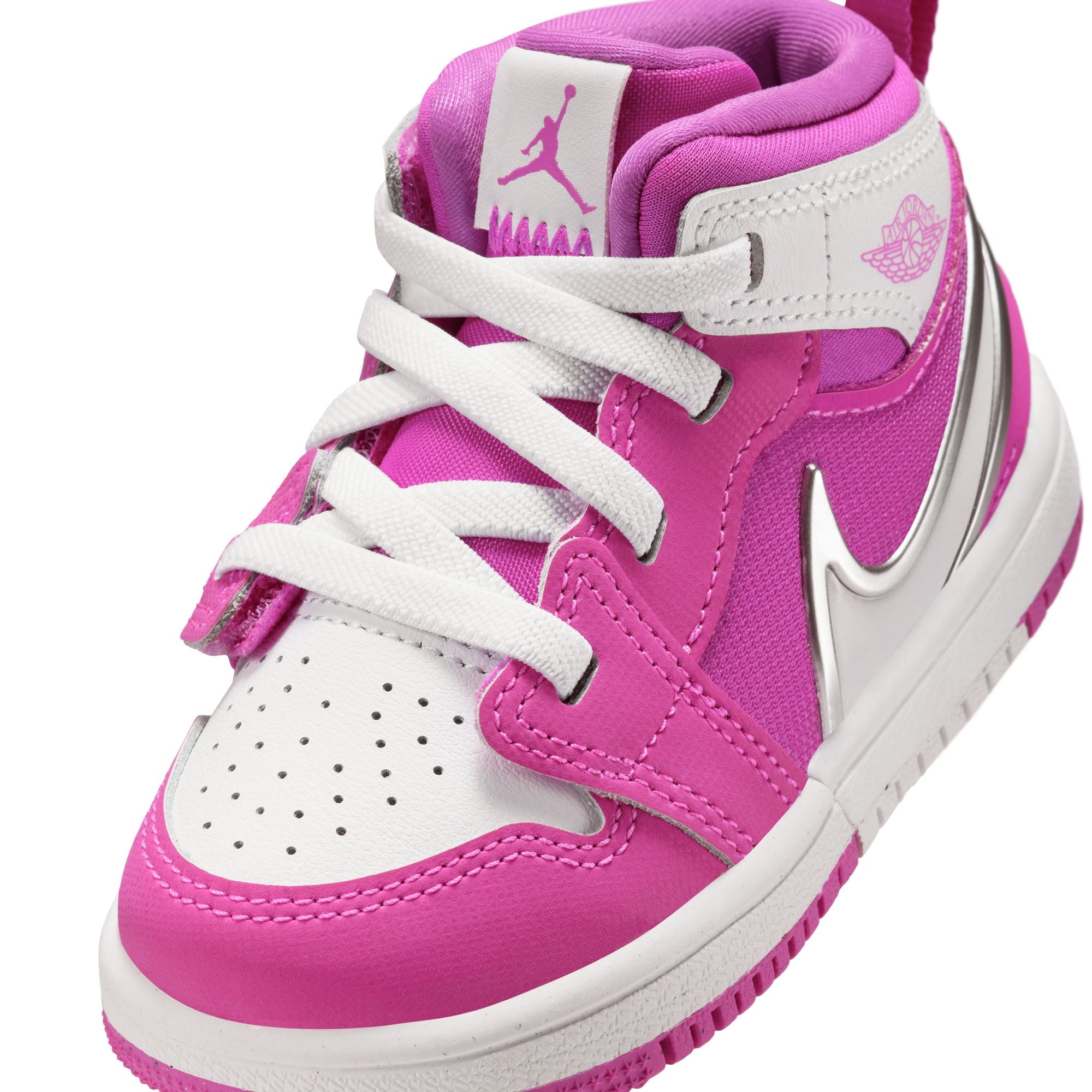 Jordan 1 Mid RM EasyOn Fire Pink White TD