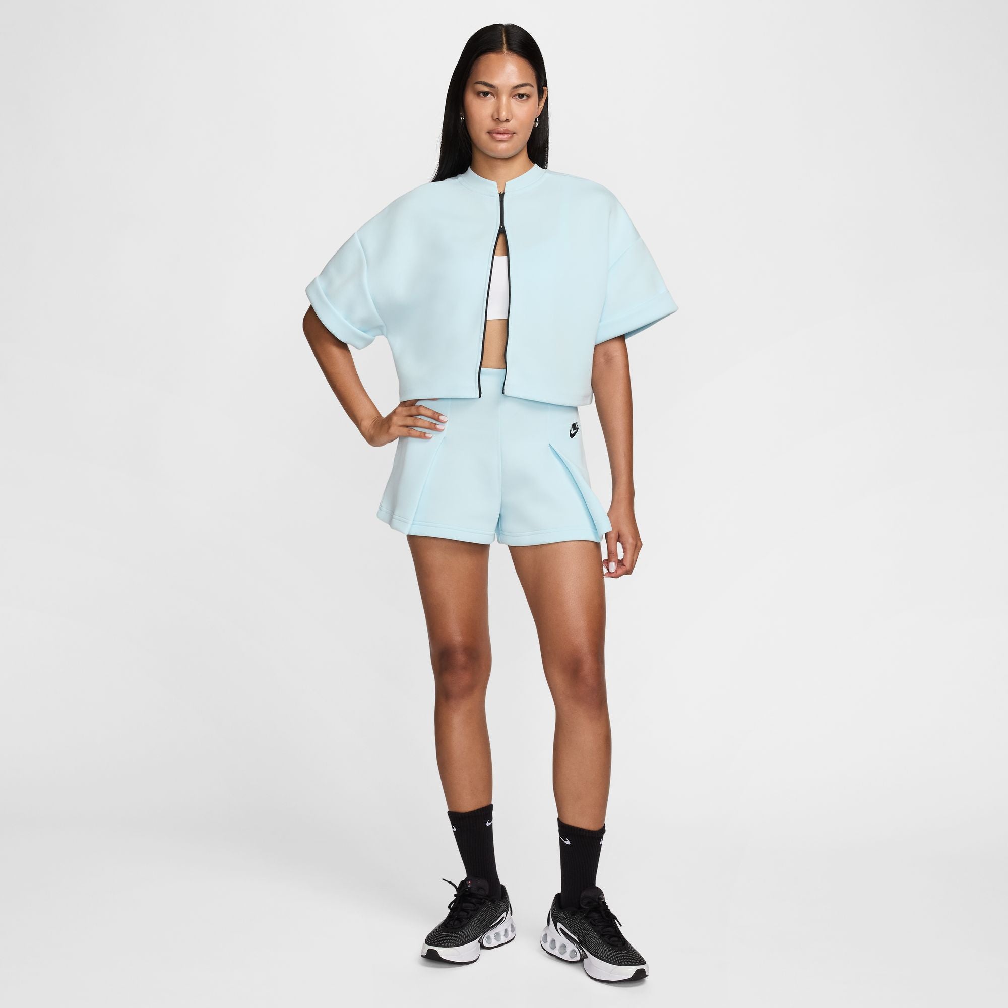 NSW Tech Fleece High-Waisted 3" Pleated Shorts