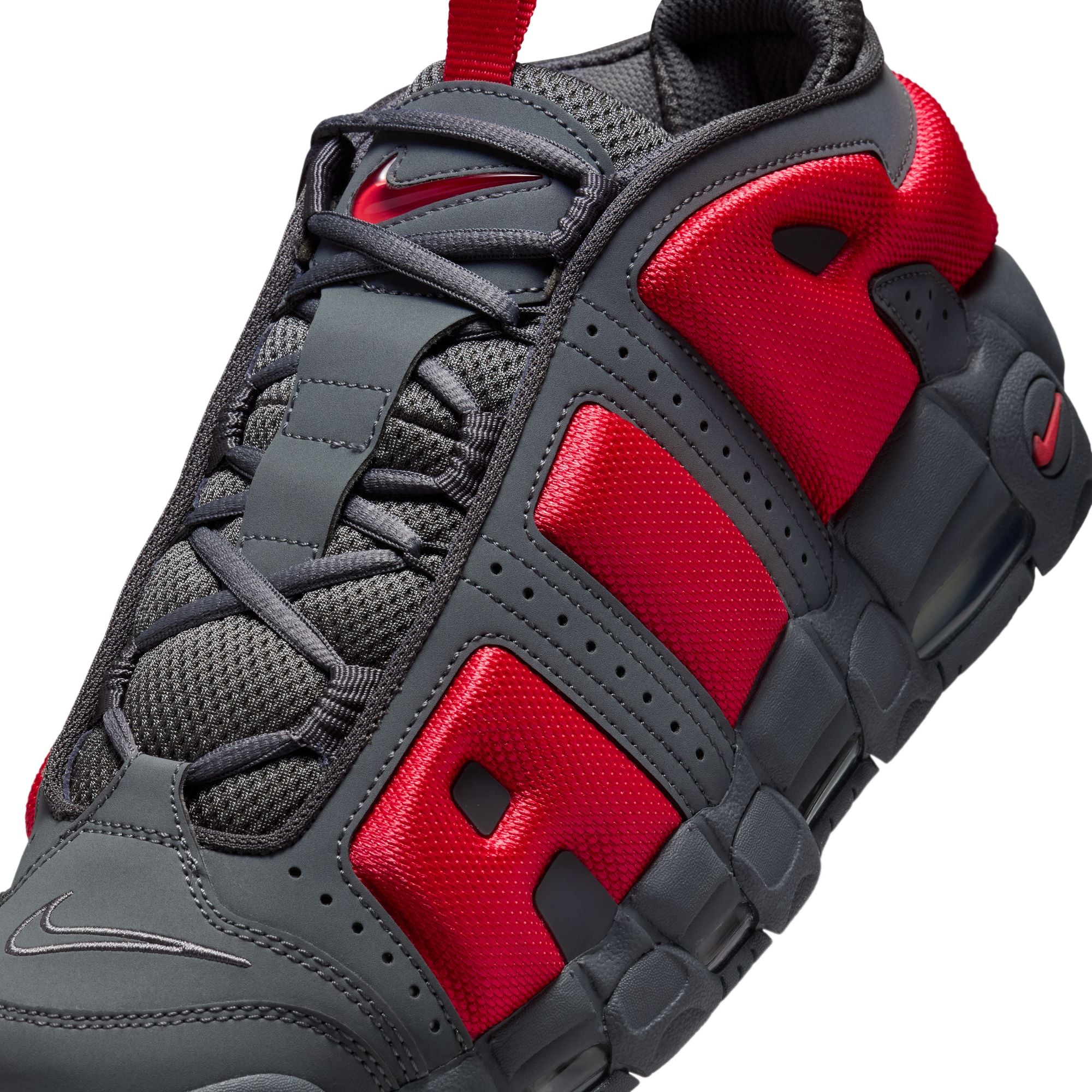 Air More Uptempo Low "Dark Grey & Light Crimson"