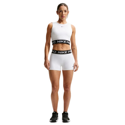 Pro Dri-Fit Cropped White Tank Top
