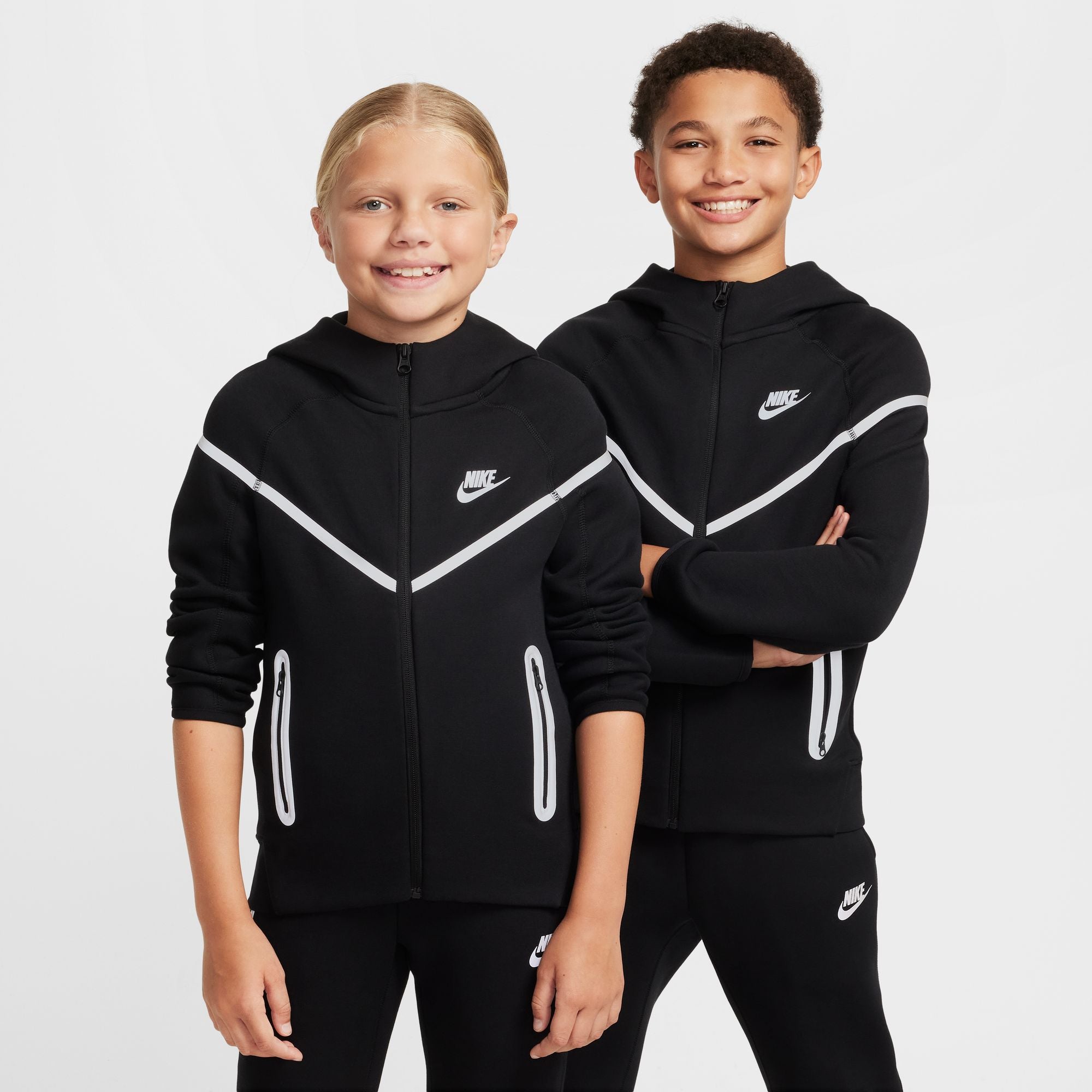 Boys' Reflective Full-Zip Hoodie