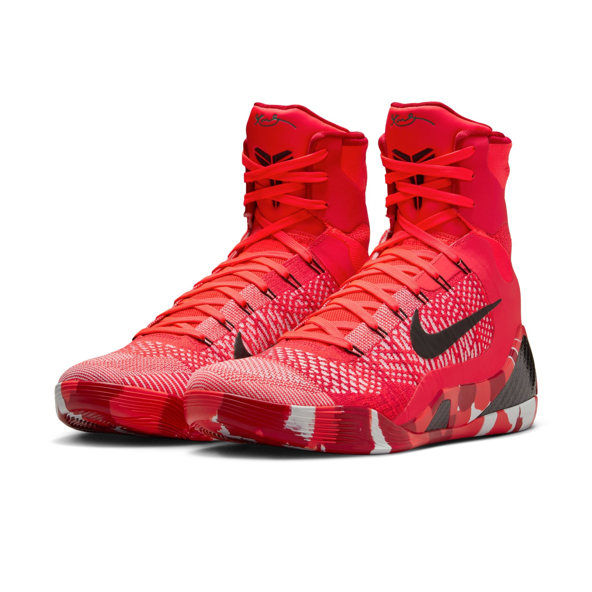 Kobe Ix Elite High Protro Bright Crimson and Emerald Green