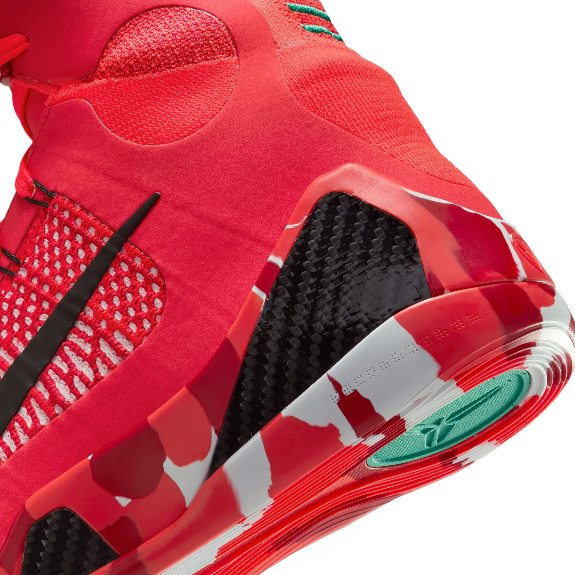 Kobe Ix Elite High Protro Bright Crimson and Emerald Green