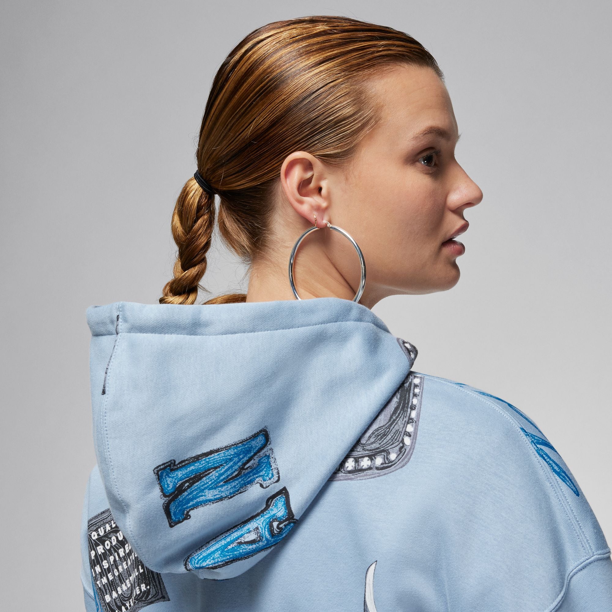 Brooklyn Long Sleeve Fleece Hoodie