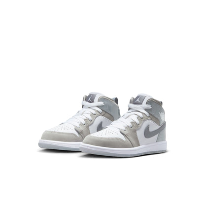 Jordan 1 Mid SE White Medium Grey Cool Grey PS
