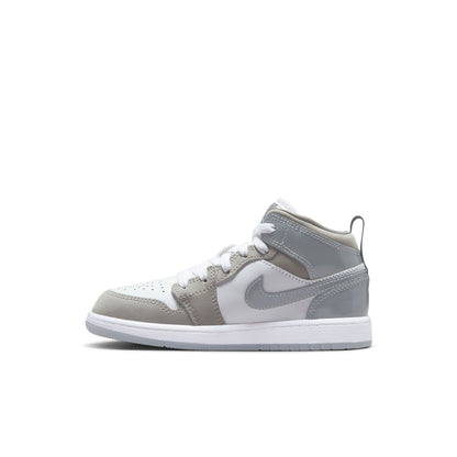 Jordan 1 Mid SE White Medium Grey Cool Grey PS