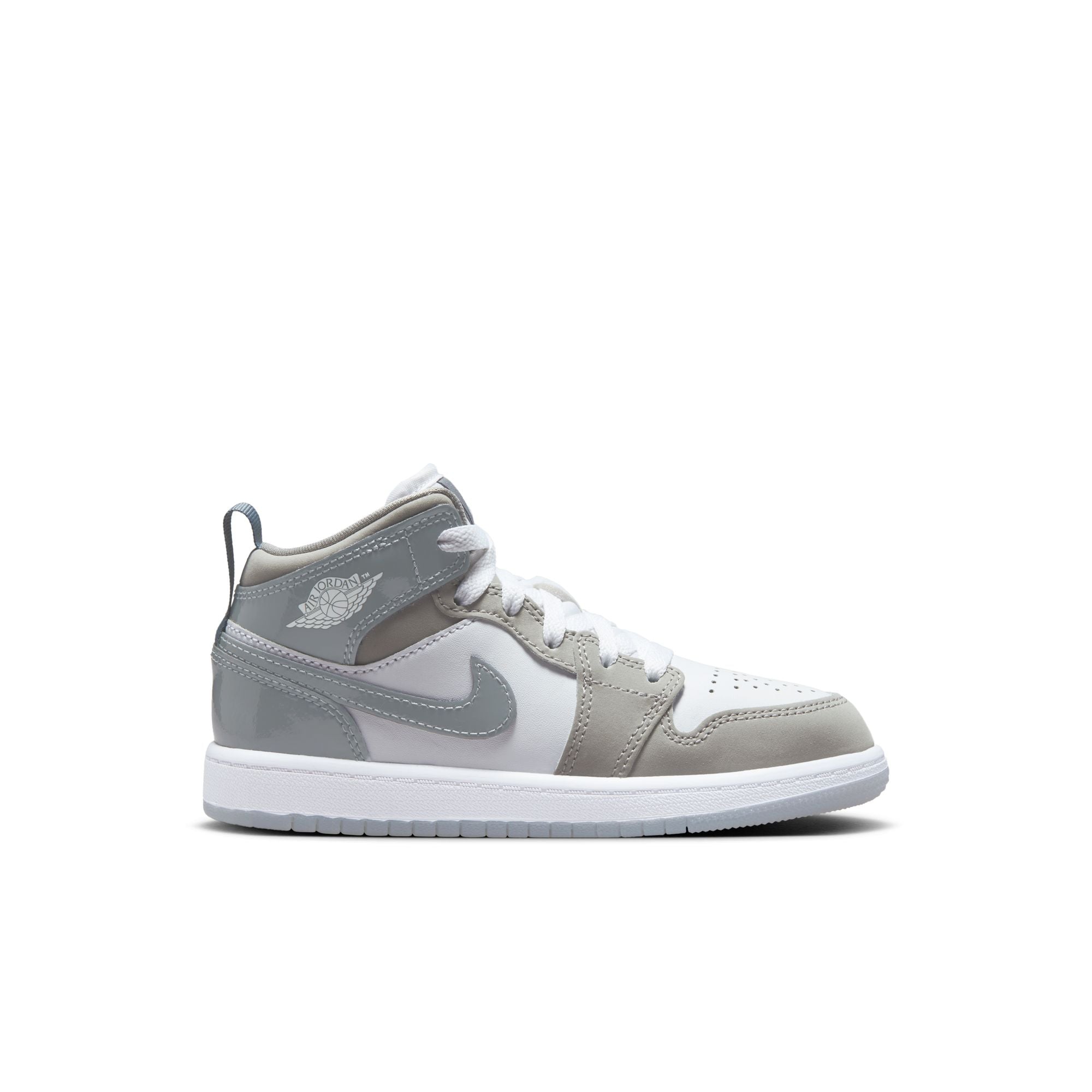 Jordan 1 Mid SE White Medium Grey Cool Grey PS