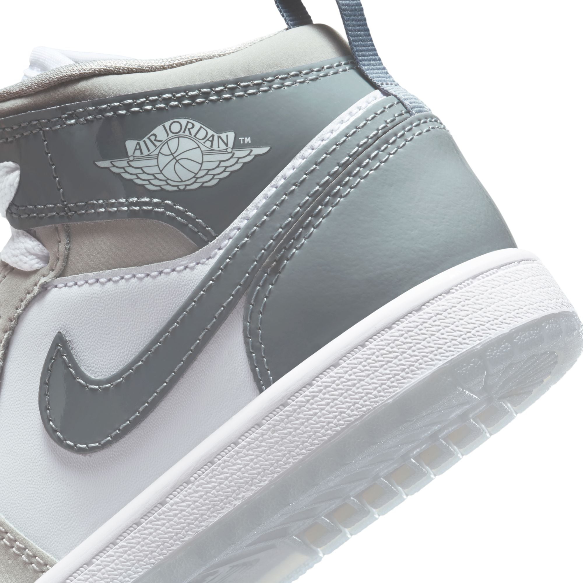 Jordan 1 Mid SE White Medium Grey Cool Grey PS