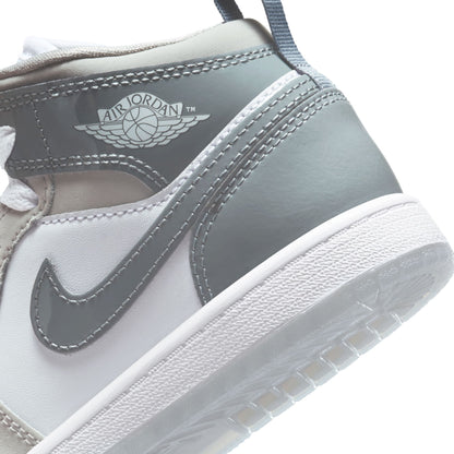Jordan 1 Mid SE White Medium Grey Cool Grey PS
