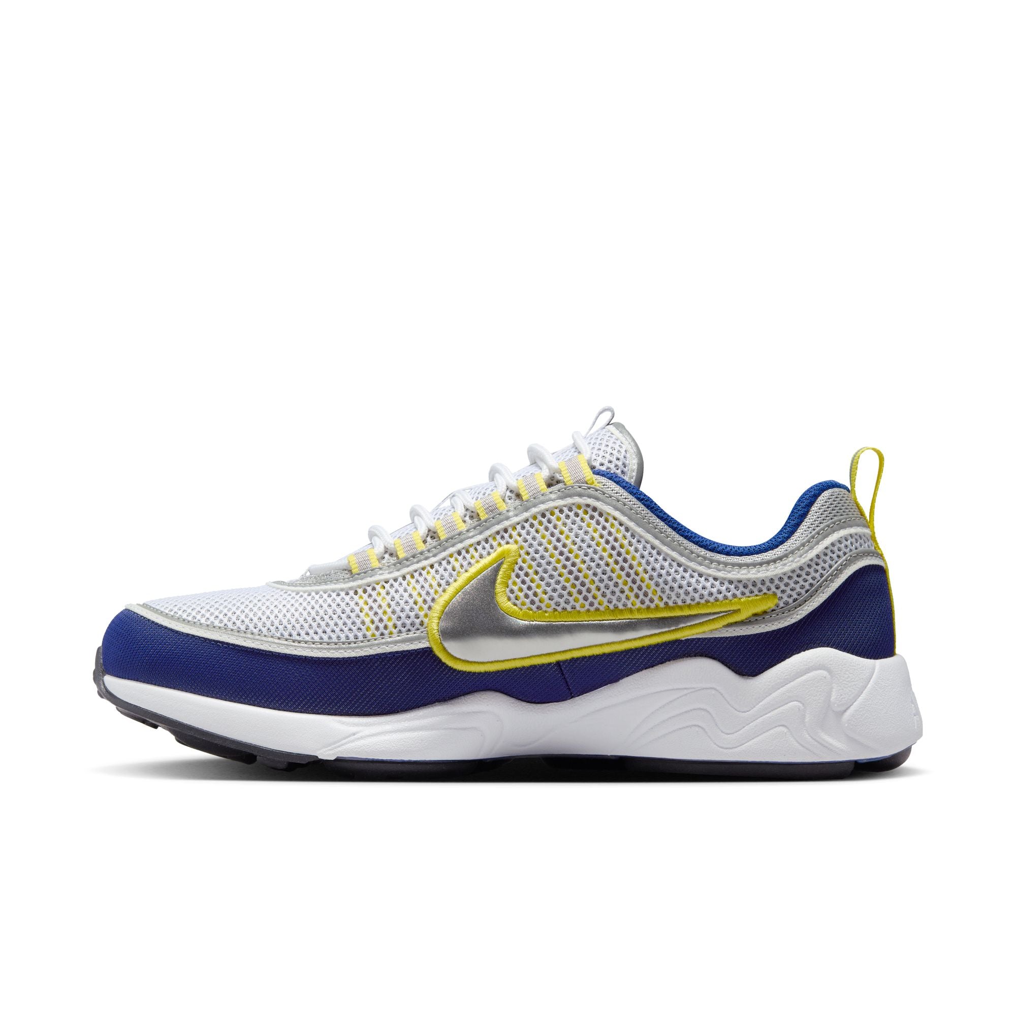 Air Zoom Spiridon Deep Royal Blue and Metallic Silver