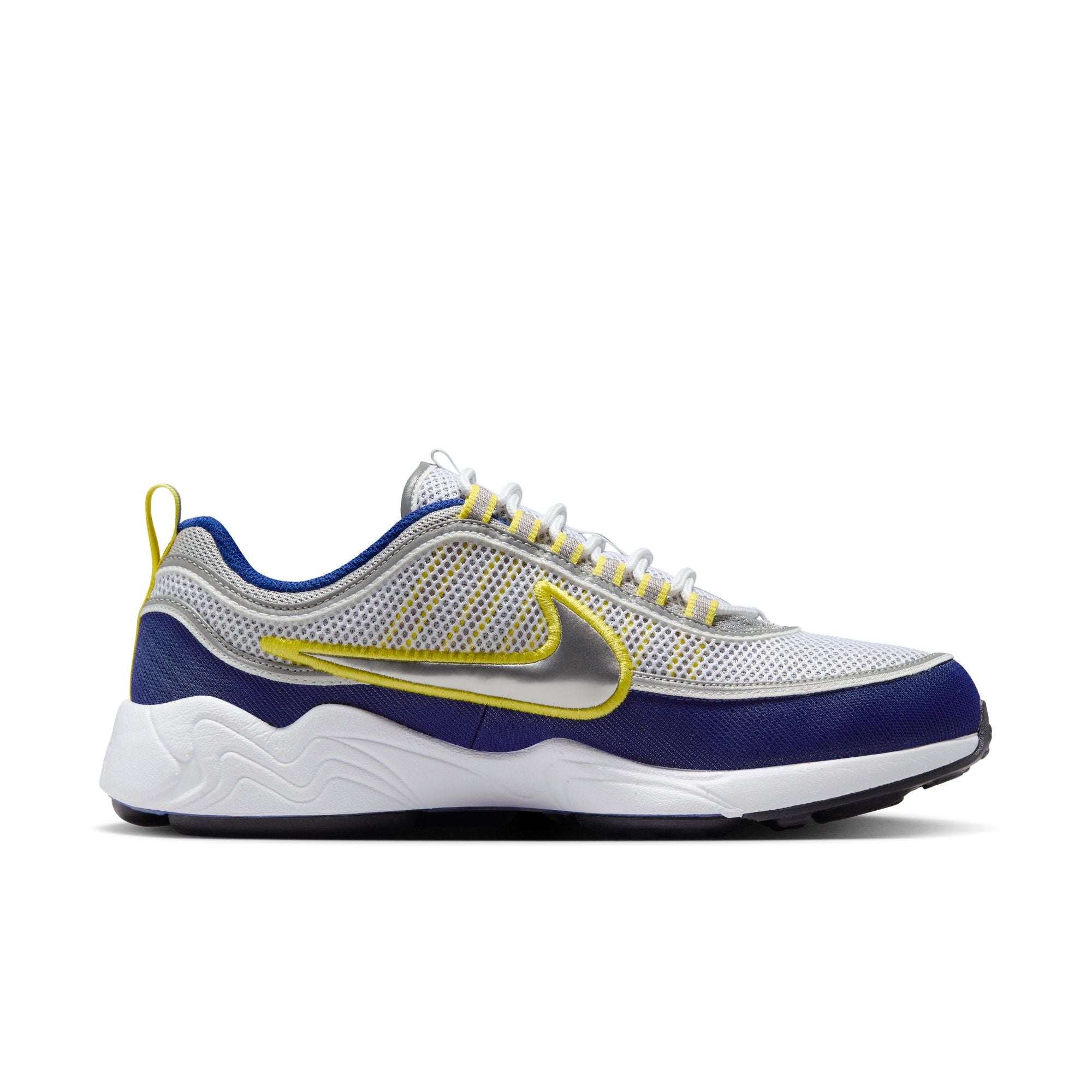 Air Zoom Spiridon Deep Royal Blue and Metallic Silver