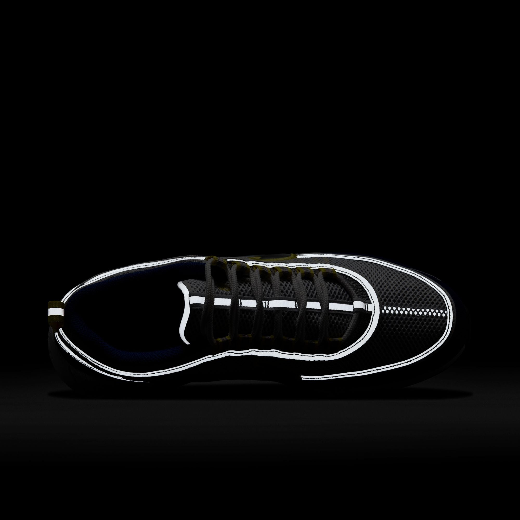 Air Zoom Spiridon Deep Royal Blue and Metallic Silver